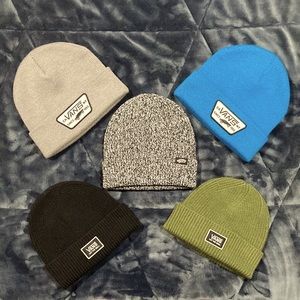 Vans beanie hats (lot of 5)